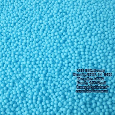 CPE 135A Mooney Viscosity ≤96ML 1 4 125C Elongation ≥600% Density 1.35 G/cm3 for Industrial in Temperature Environments