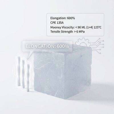 PVC Impact Modifier CPE 135A Chlorinated Polyethylene White Powder for Pipe Fittings CAS 63231-66-3