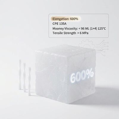 Qualité Agent auxiliaire chimique ignifugeant pour gaine de fil et de câble en PVC CPE 135A CAS 63231-66-3 usine