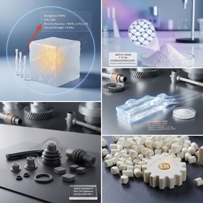 Qualité Agents de ténacité CPE 135A PVC pour pièces intérieures automobiles avec résistance aux chocs et flexibilité à basse température usine