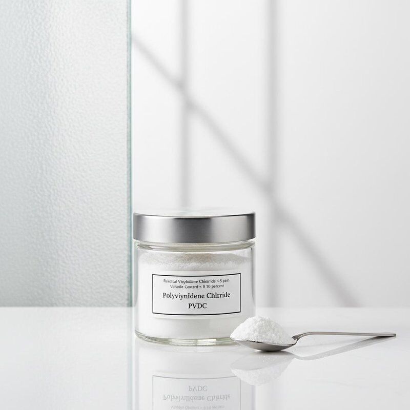 Residual Vinylidene Chloride Ppm 3 Or Less White Powder Polyvinylidene Chloride PVDC Volatile Content Less Than 0.10 Percent